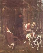 Gustave Courbet Die Beute painting